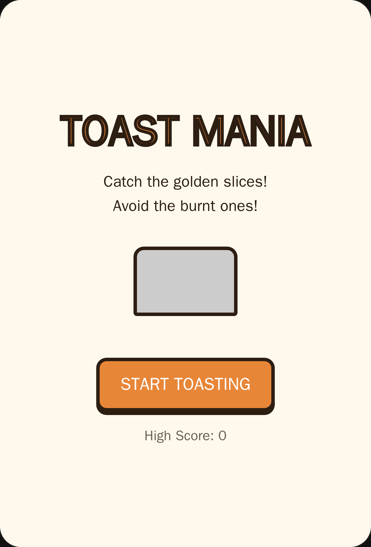 Toast Mania cover