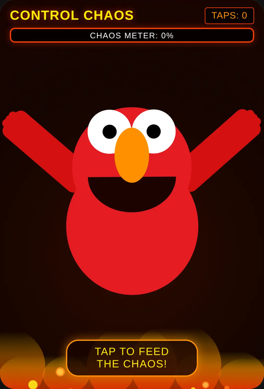 Control chaos with Elmo cover