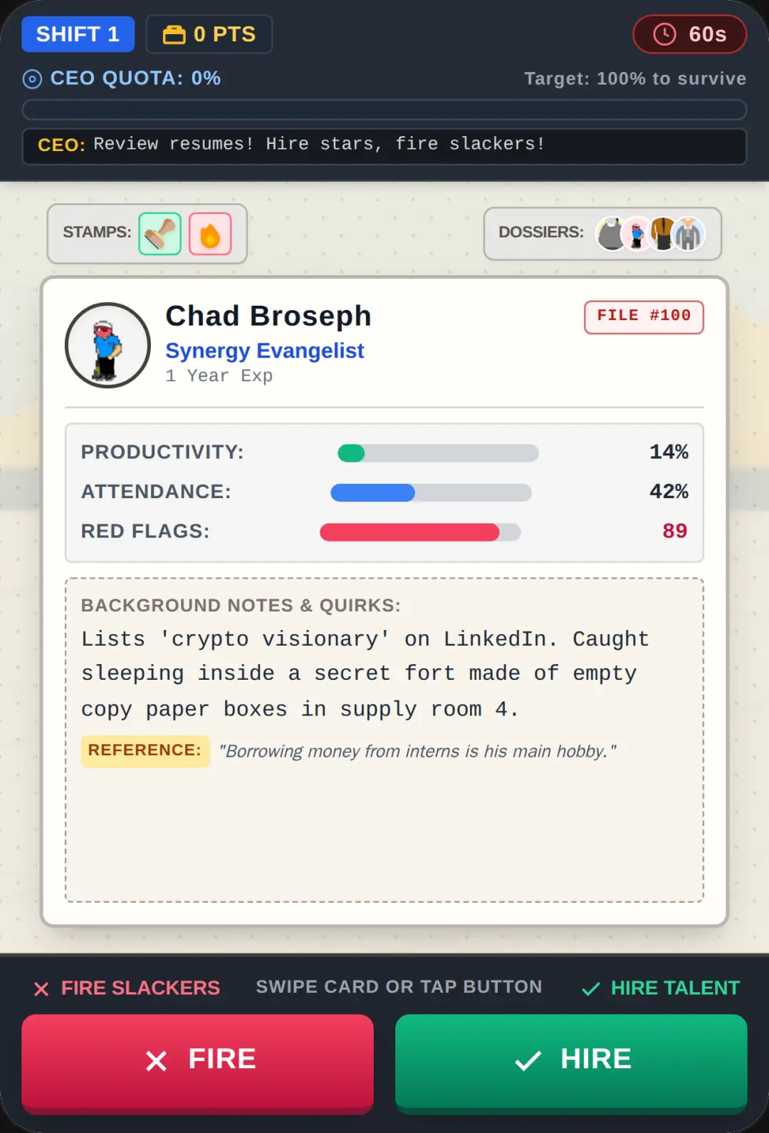 Corporate Boss Simulator: Hire & Fire cover