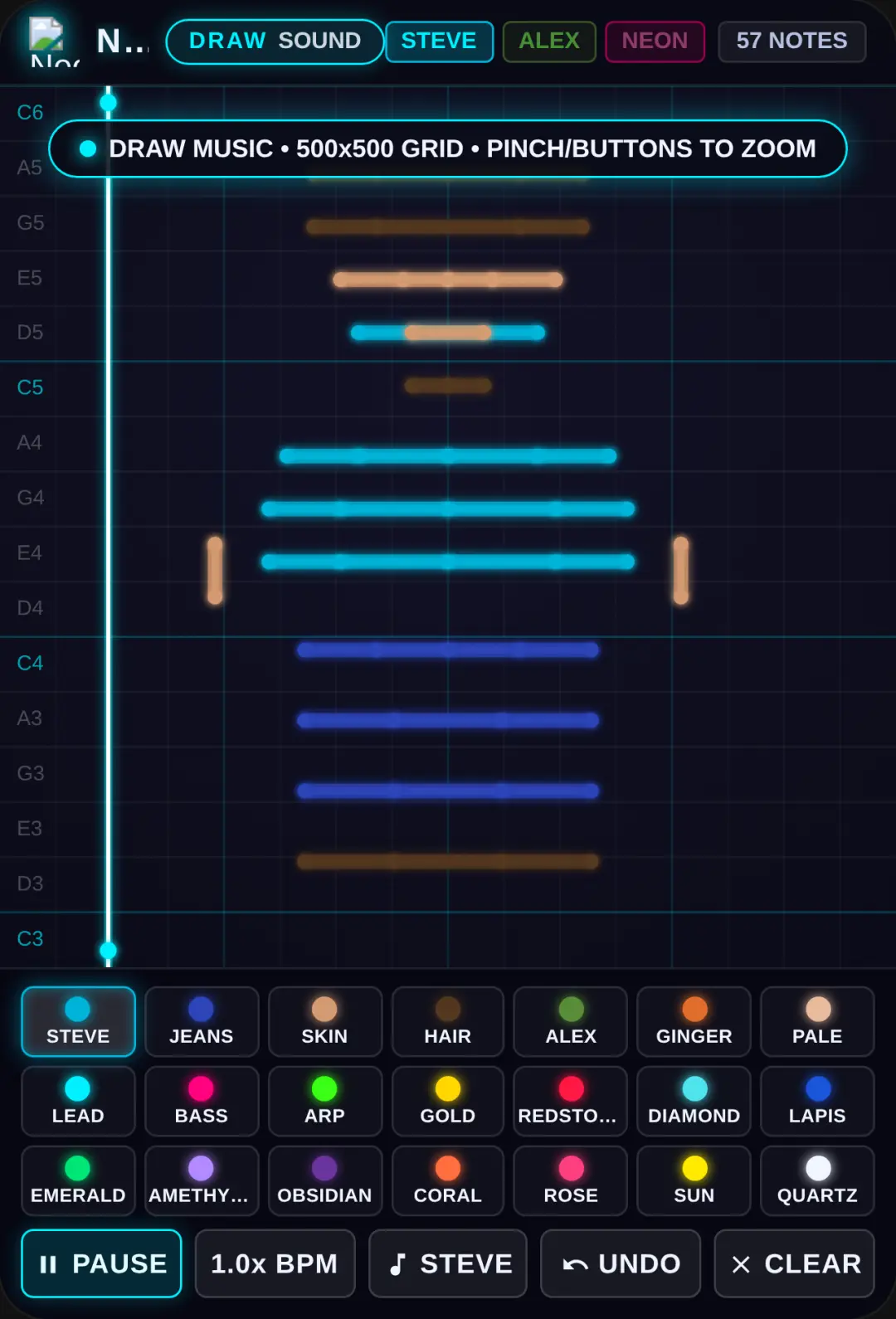 Neon Music Painter cover