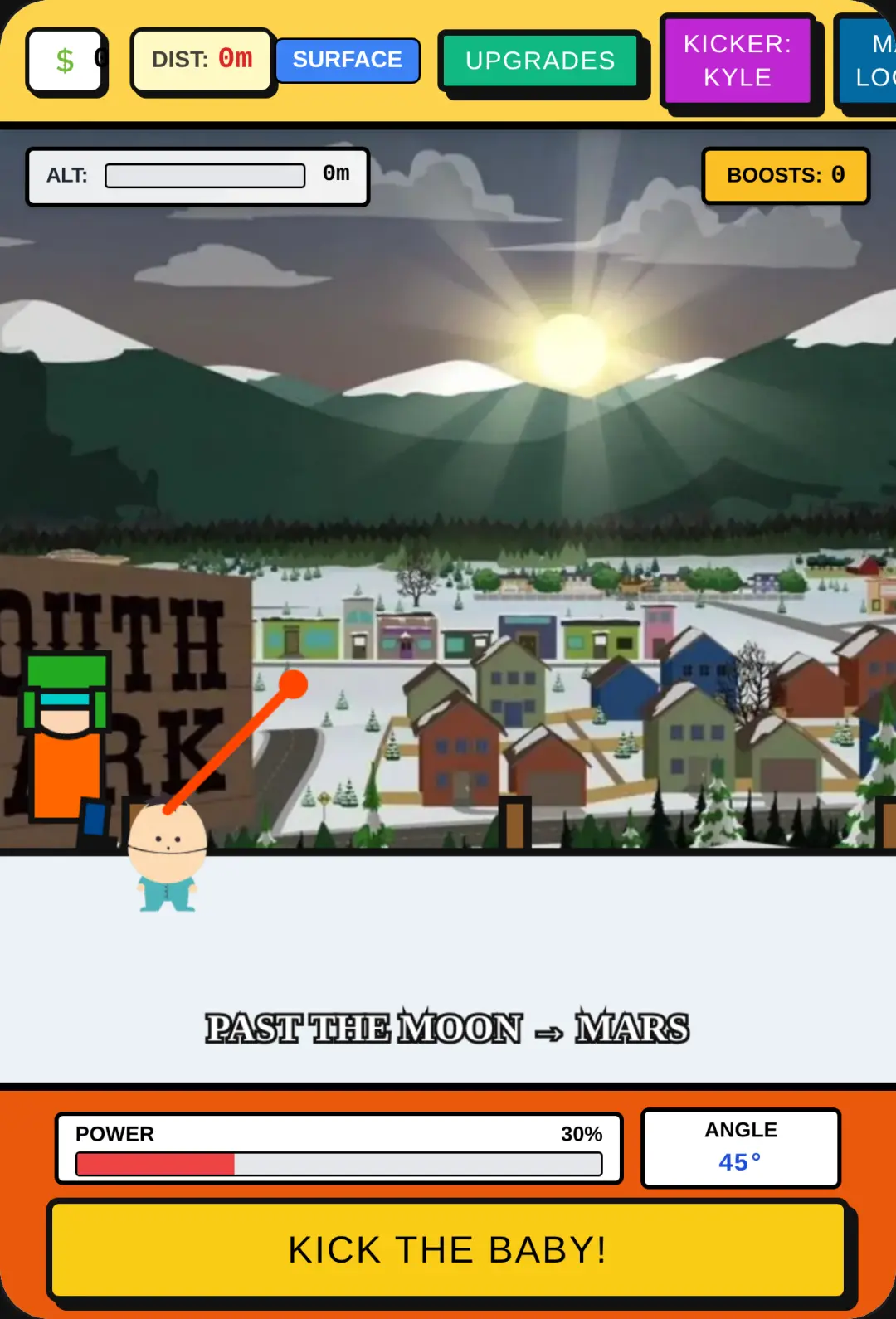 SOUTH PARK: Kick the baby simulator cover