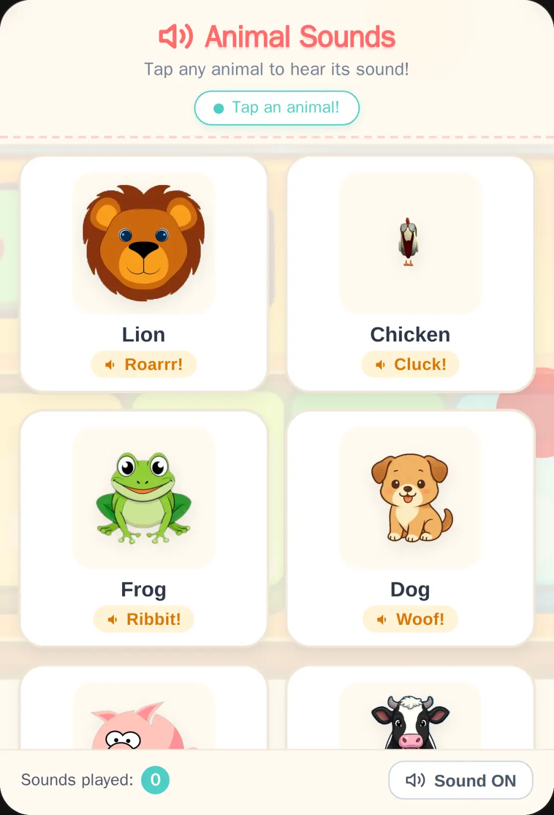 Animal Soundboard cover