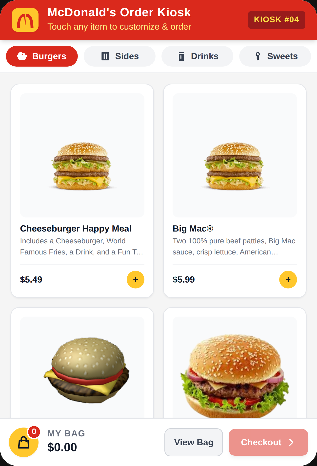 McDonald's Digital Kiosk cover