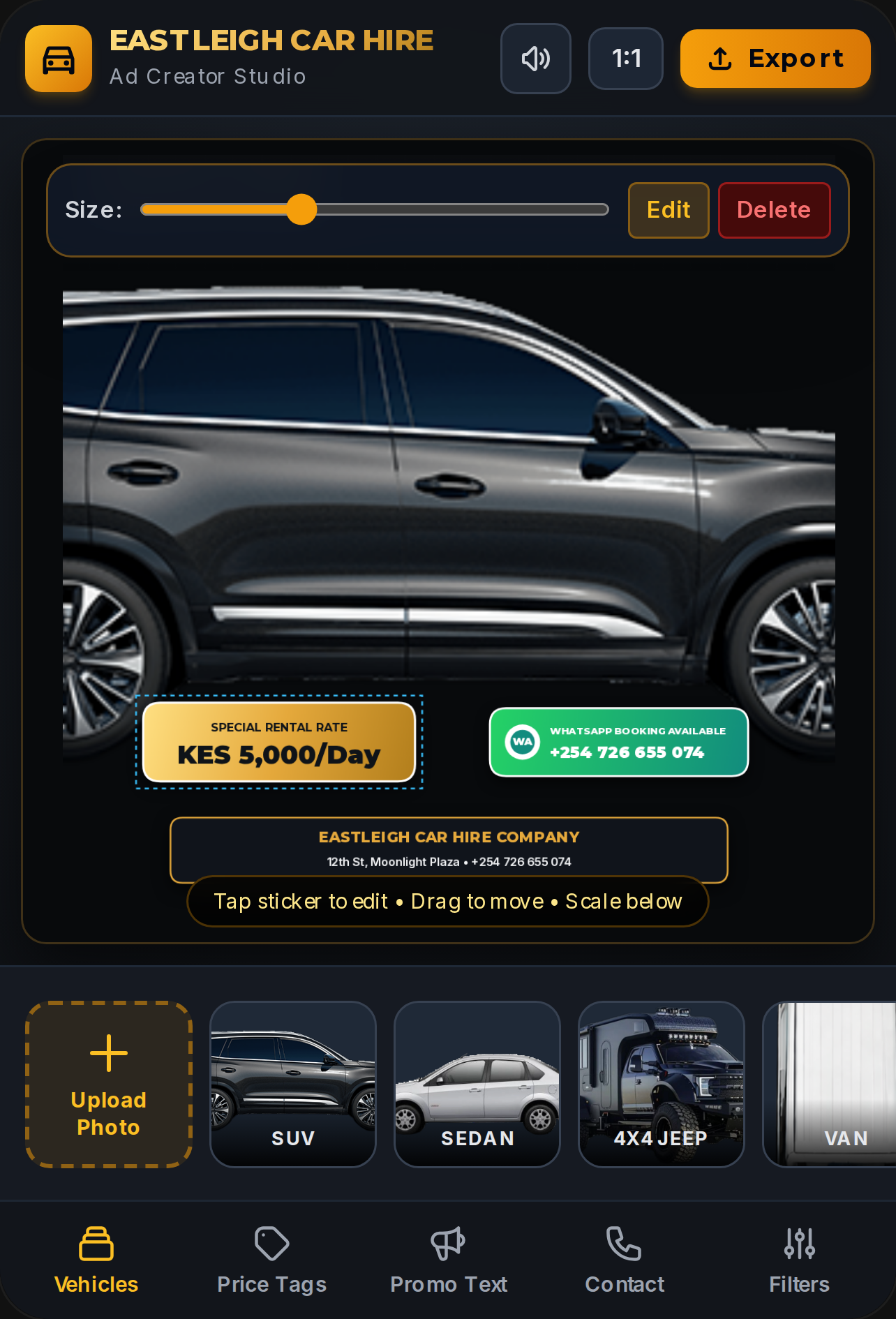 Eastleigh Car Hire — Ad Studio cover