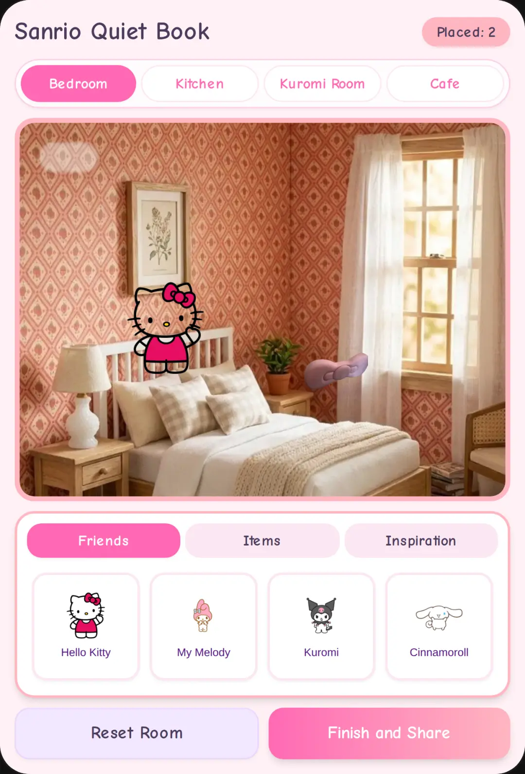Sanrio Quiet Book Dollhouse cover