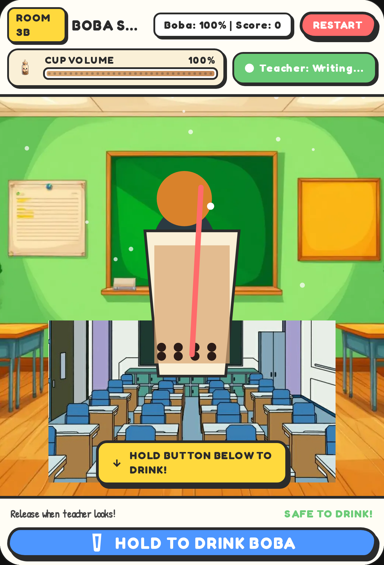 Boba Sneak - Classroom Stealth cover