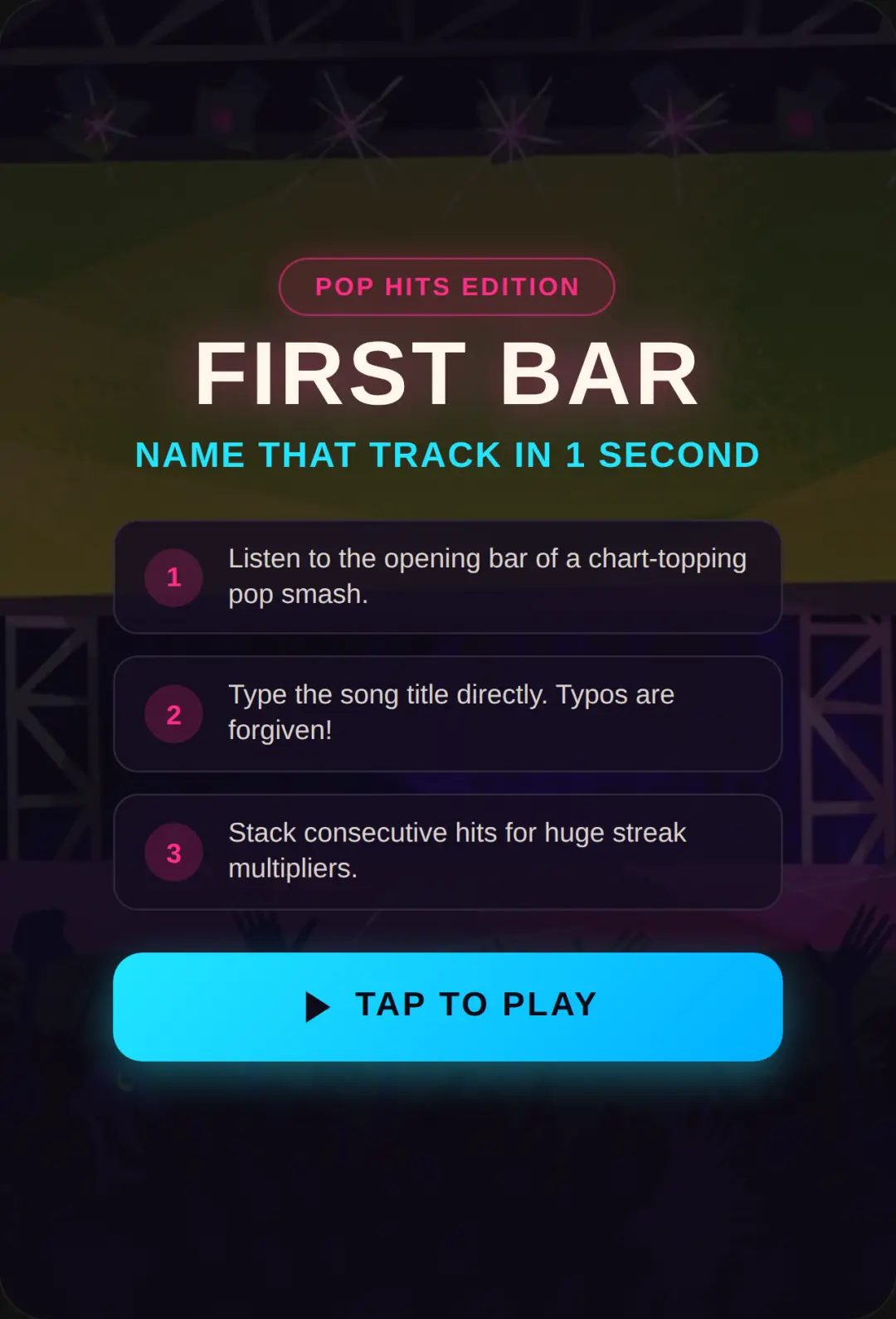 First Bar - Guess the Hit cover