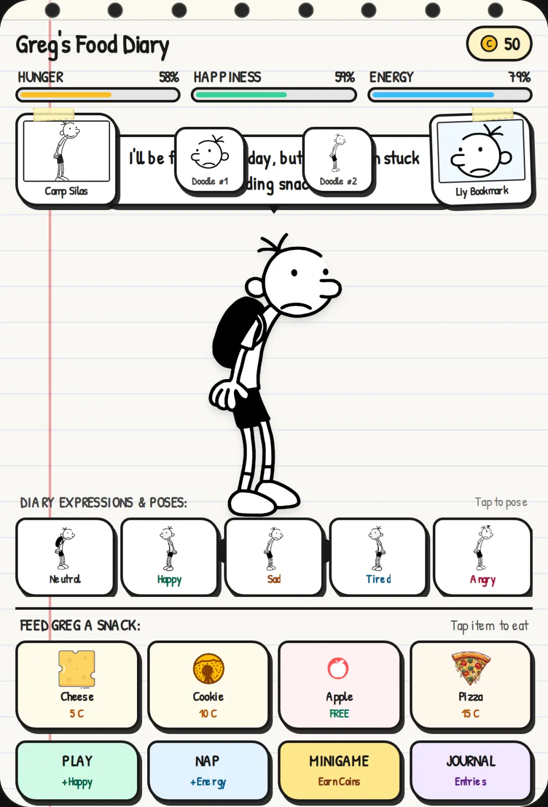 Greg's game(he stole my phone) cover