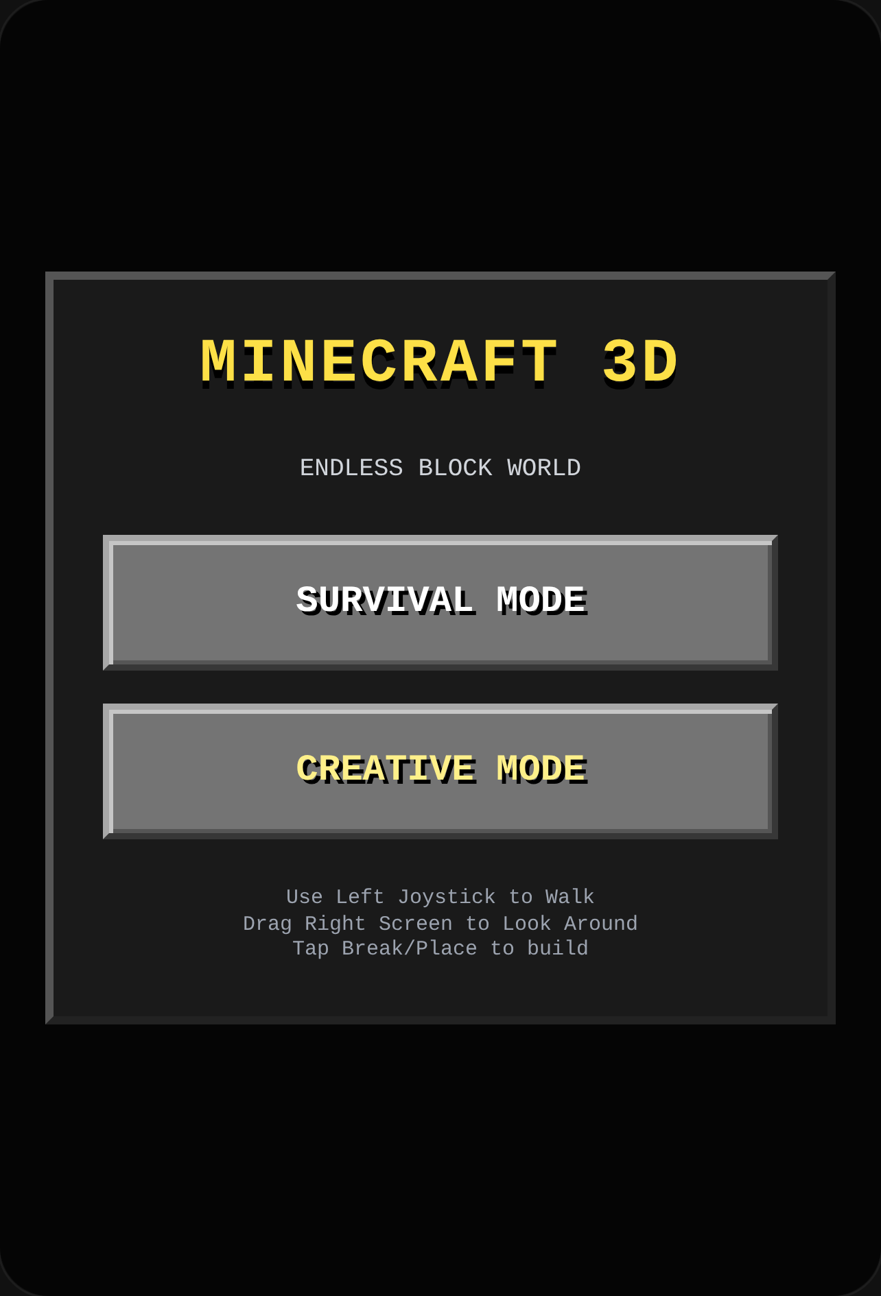 Minecraft 3D Classic cover