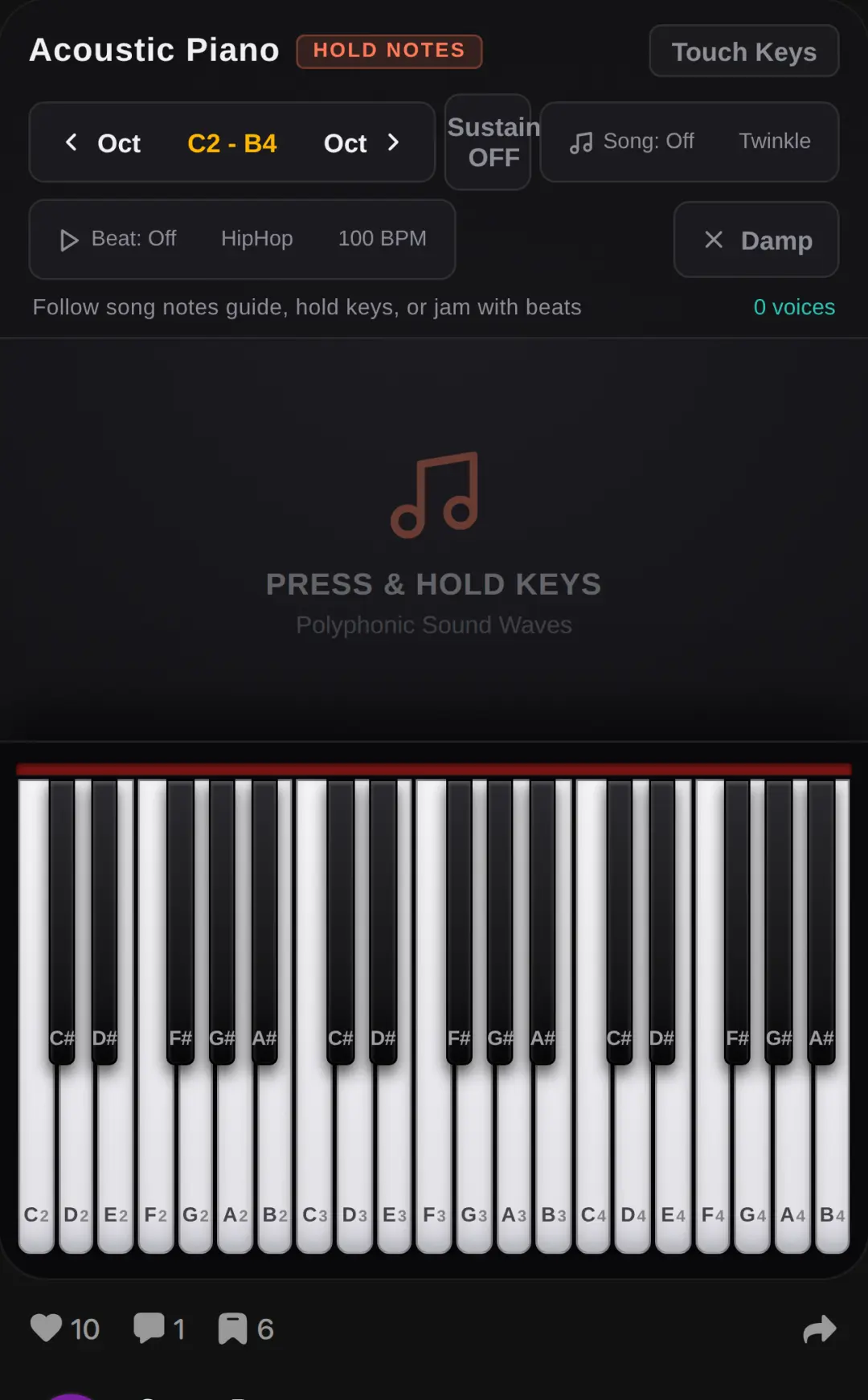 Acoustic Piano cover