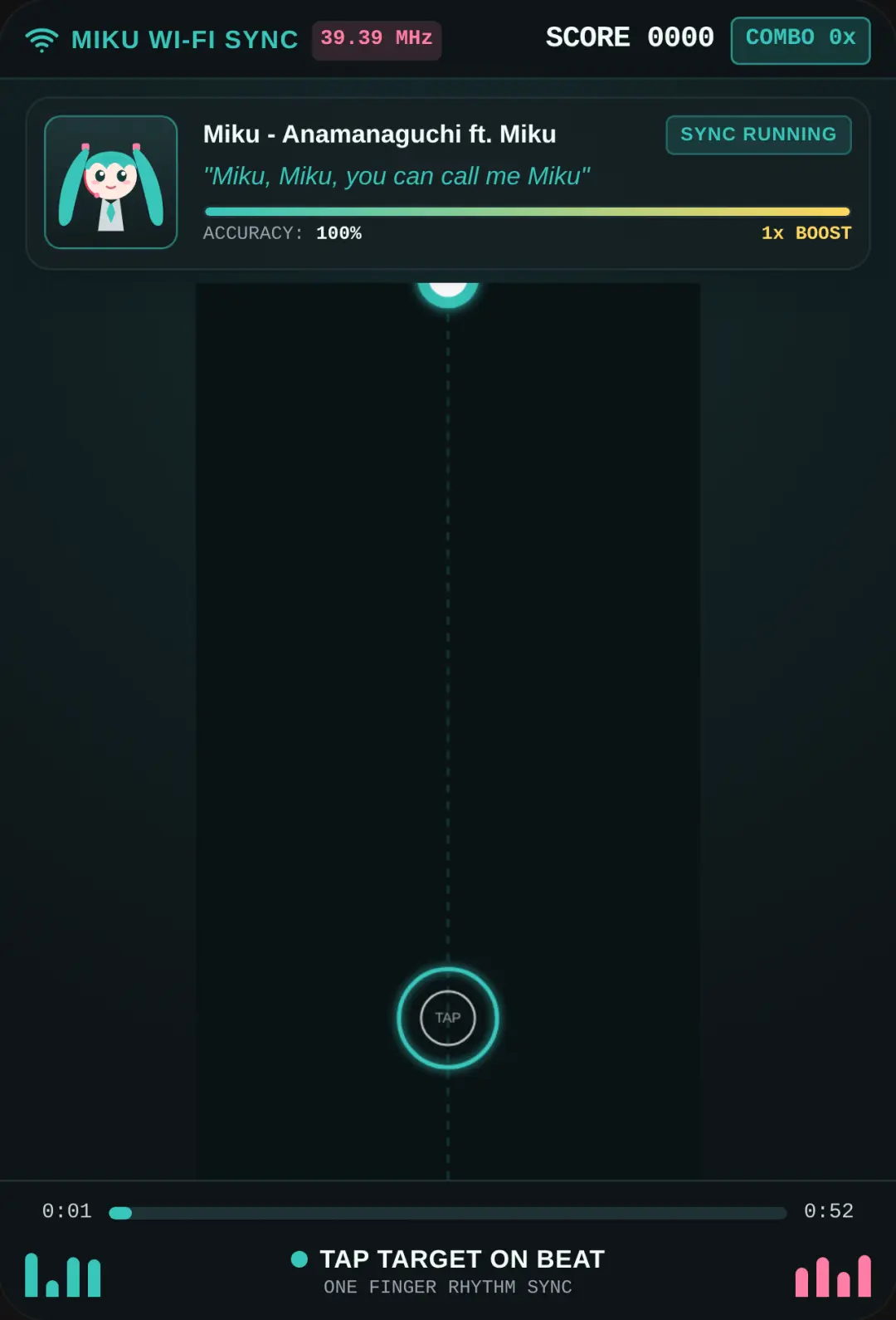 Miku Wi-Fi Rhythm Sync cover