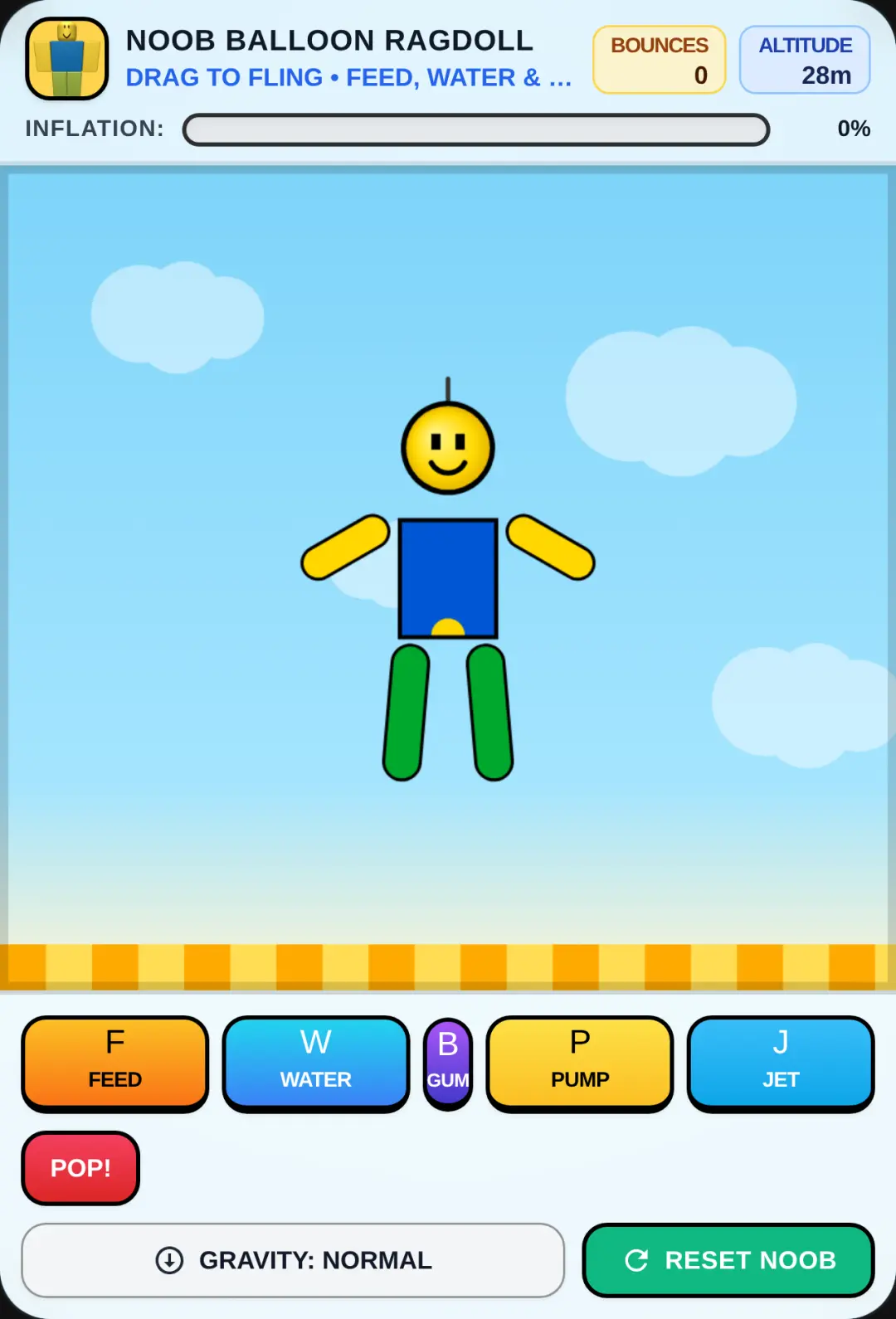 Noob ballon ragdoll (I put the string at his head so it's not at the dick) cover