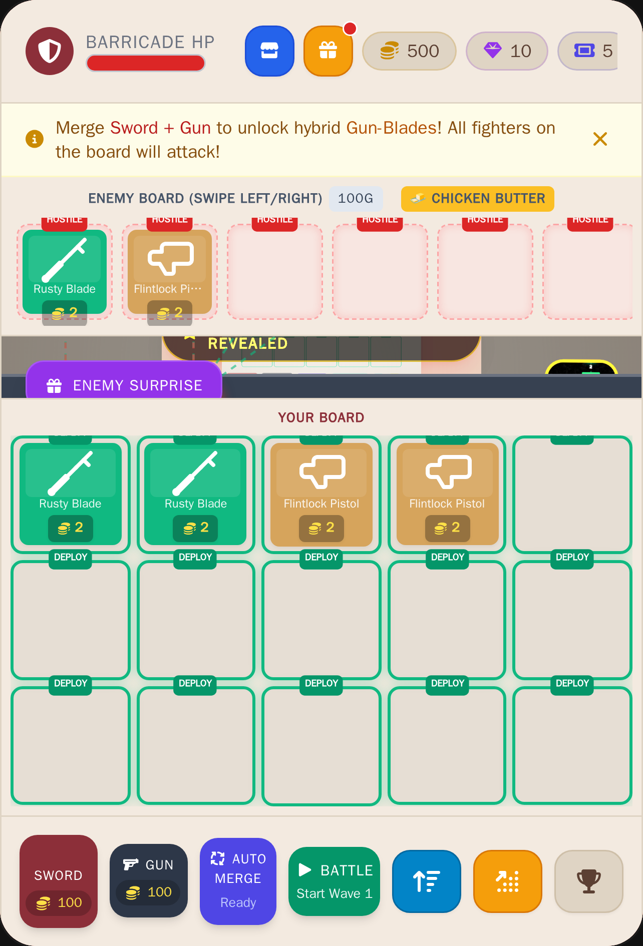 Guns & Swords: Merge Arena cover