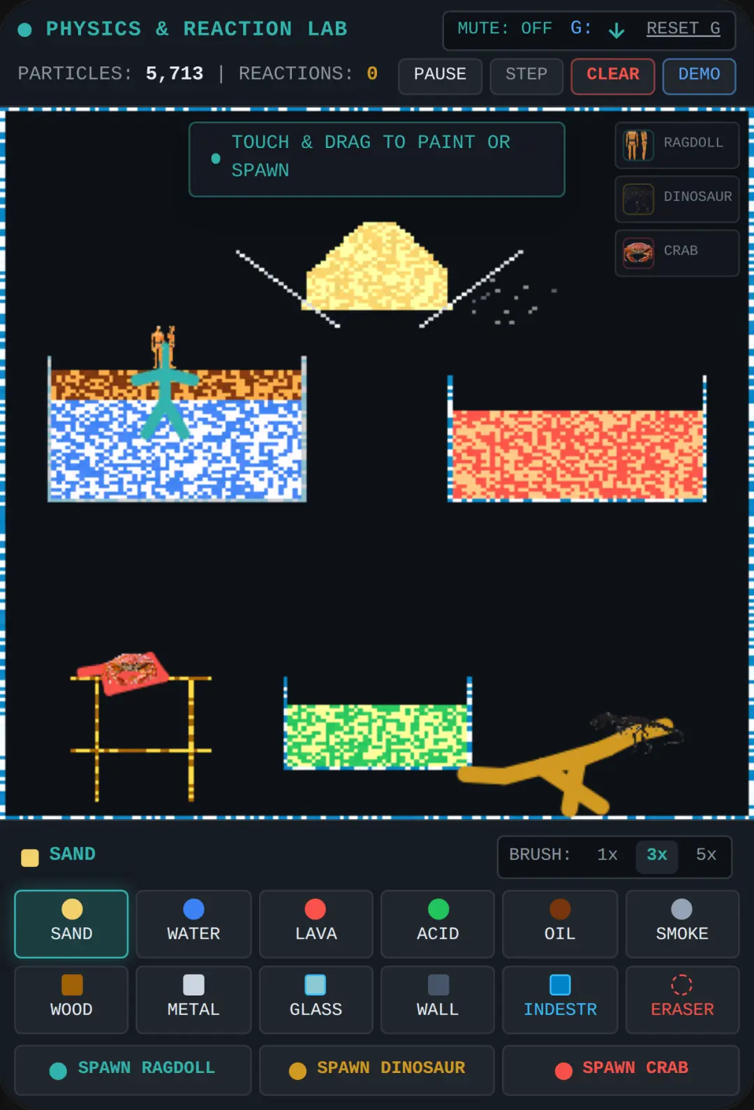 Physics & Reaction Sandbox cover