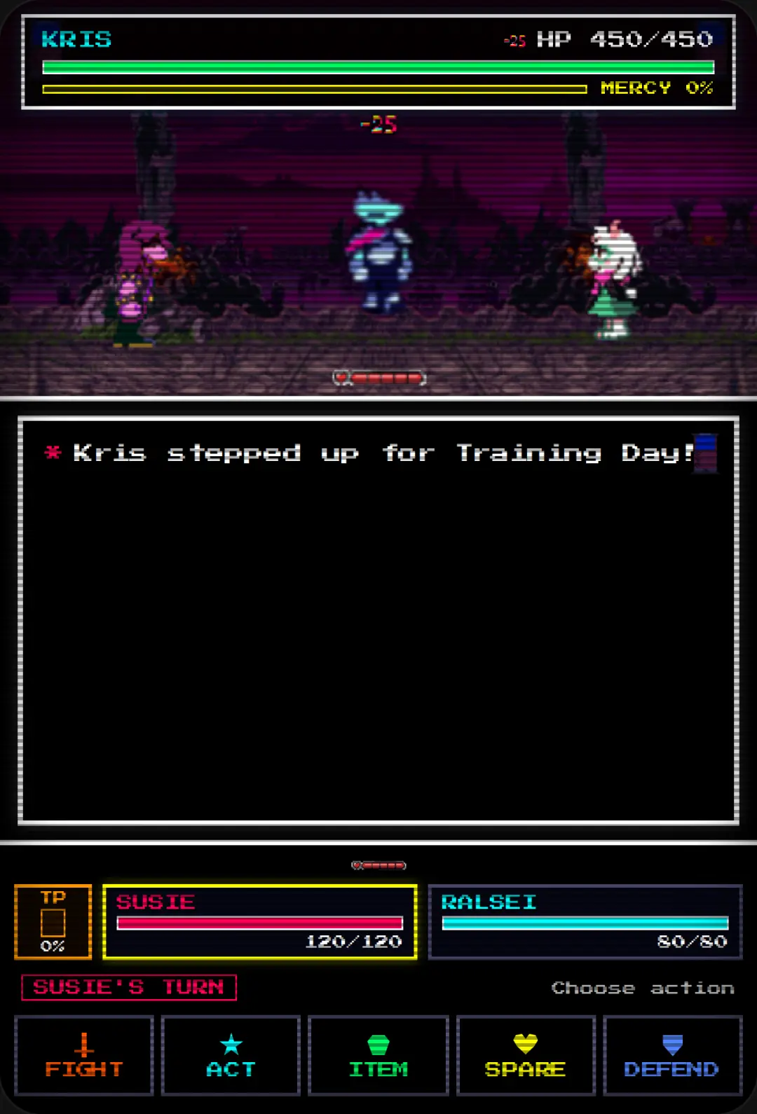 Deltarune: Training Day cover