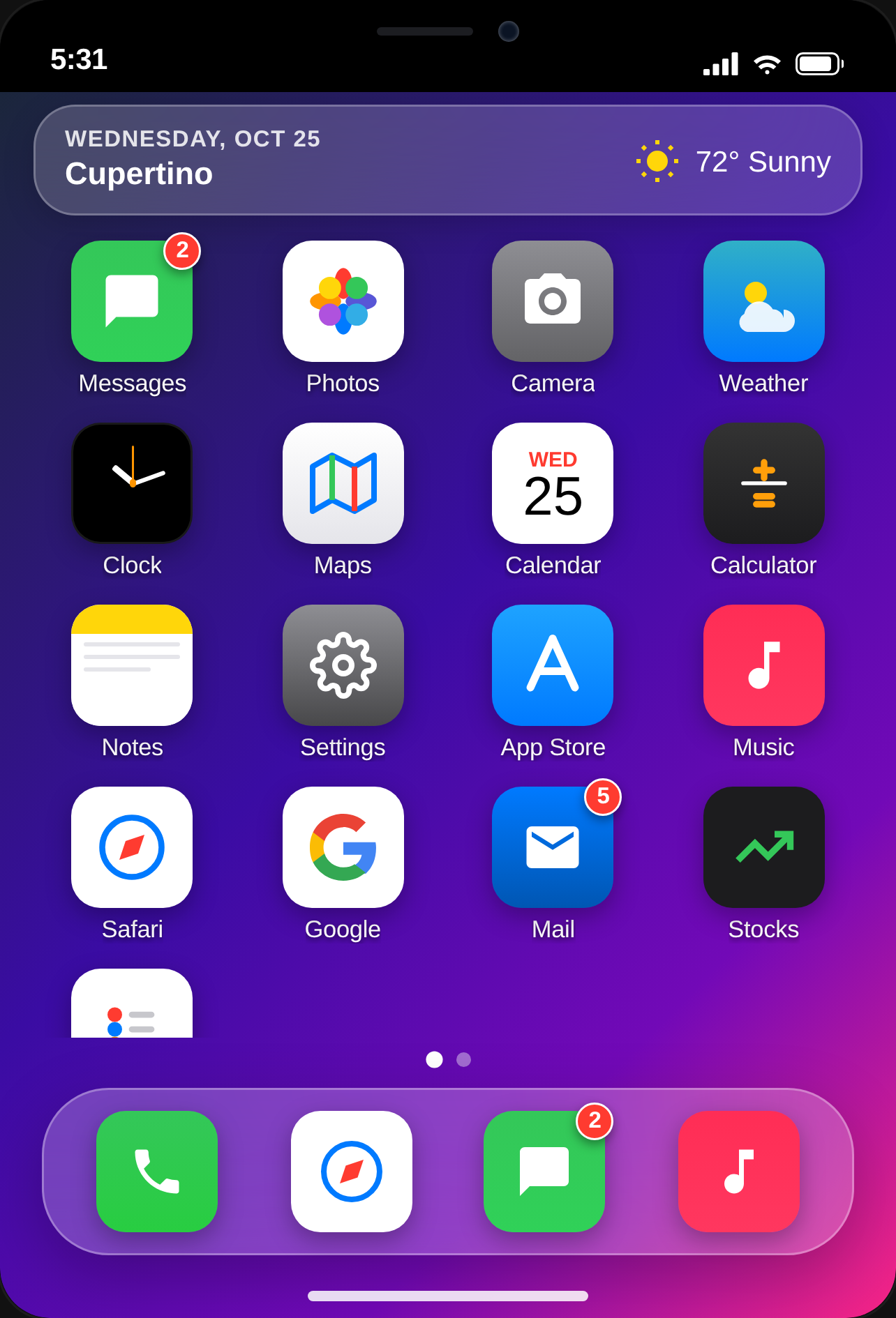 iPhone X Menu cover
