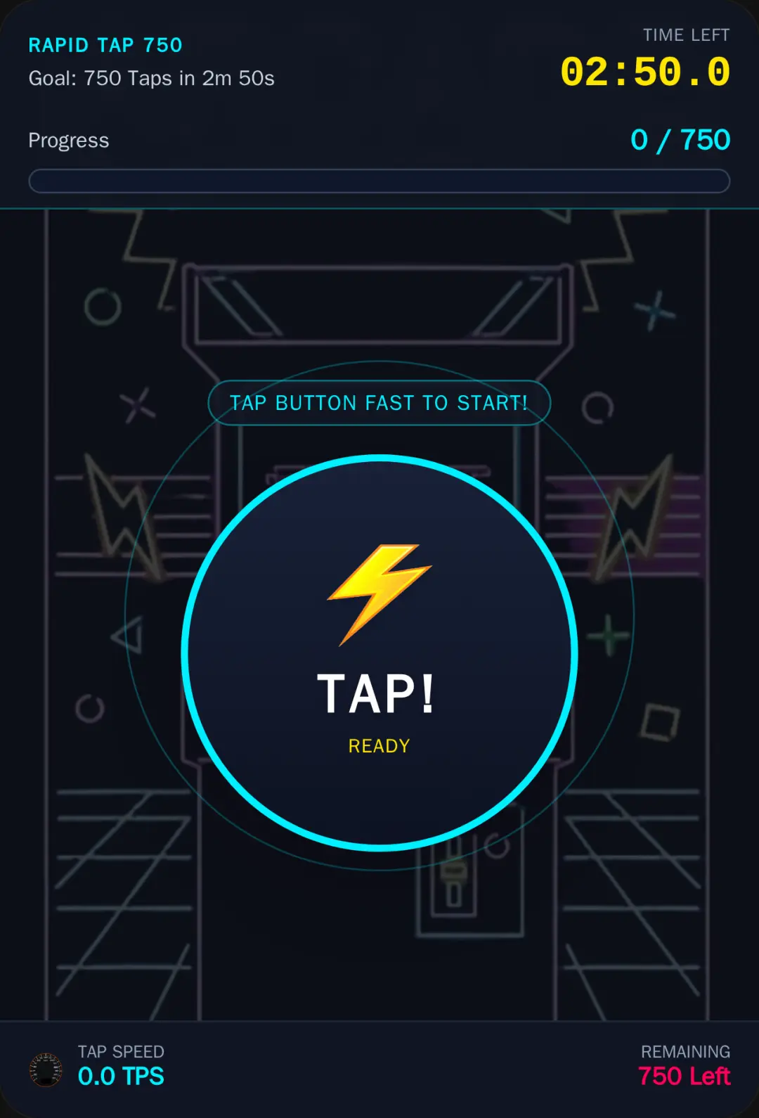 Rapid Tap 750 - Speed Endurance Challenge cover
