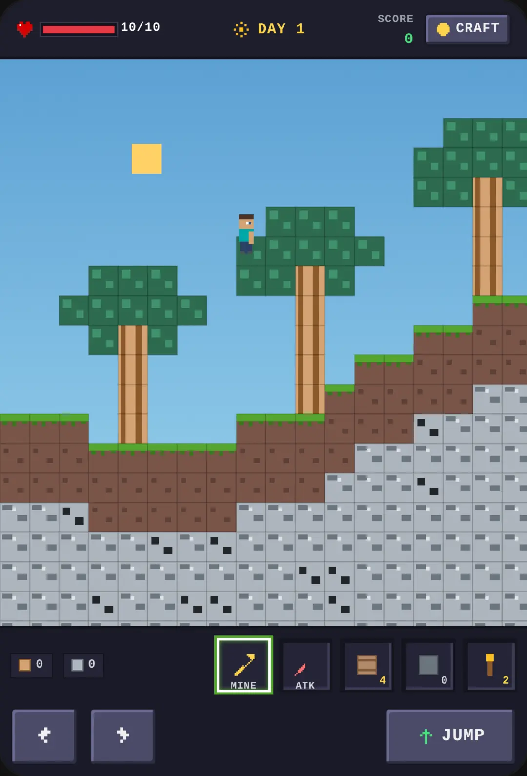 Minecraft Survival in 2D cover