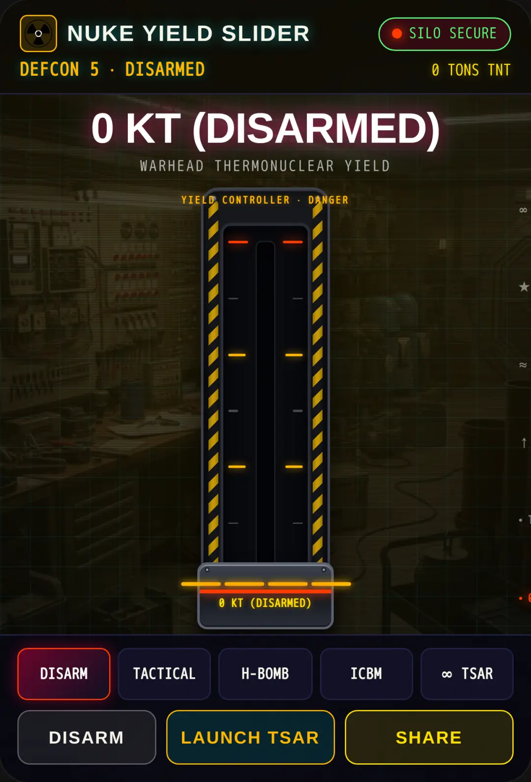 Nuclear Weapon Yield Slider cover