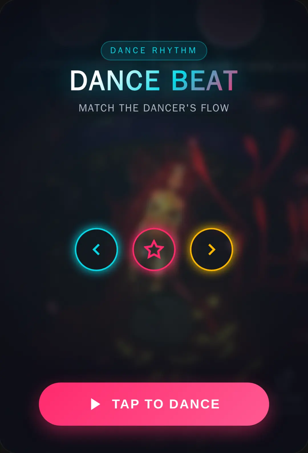 Dance Beat - Neon Gesture Rhythm cover