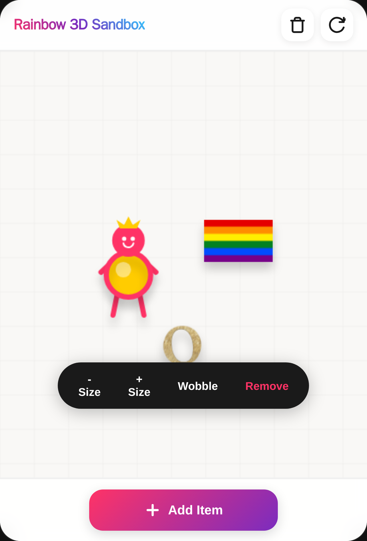 3D Rainbow LGBTQ Logo & Ball-Tummy Sandbox cover