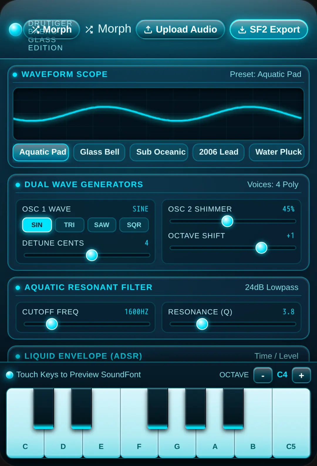 AquaSynth · Drutiger Baero SoundFont Generator cover