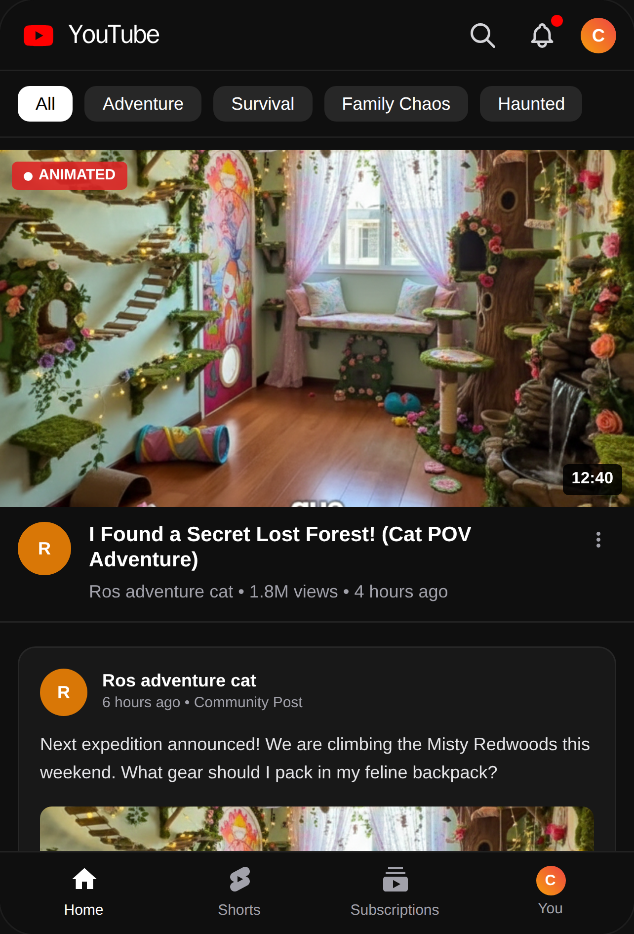 YouTube cover