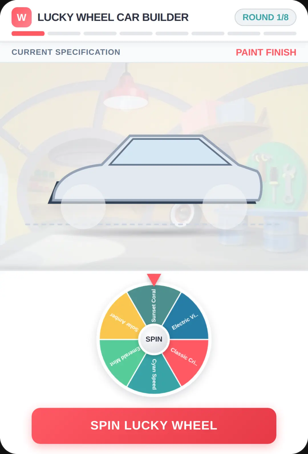 Lucky Wheel Car Builder cover