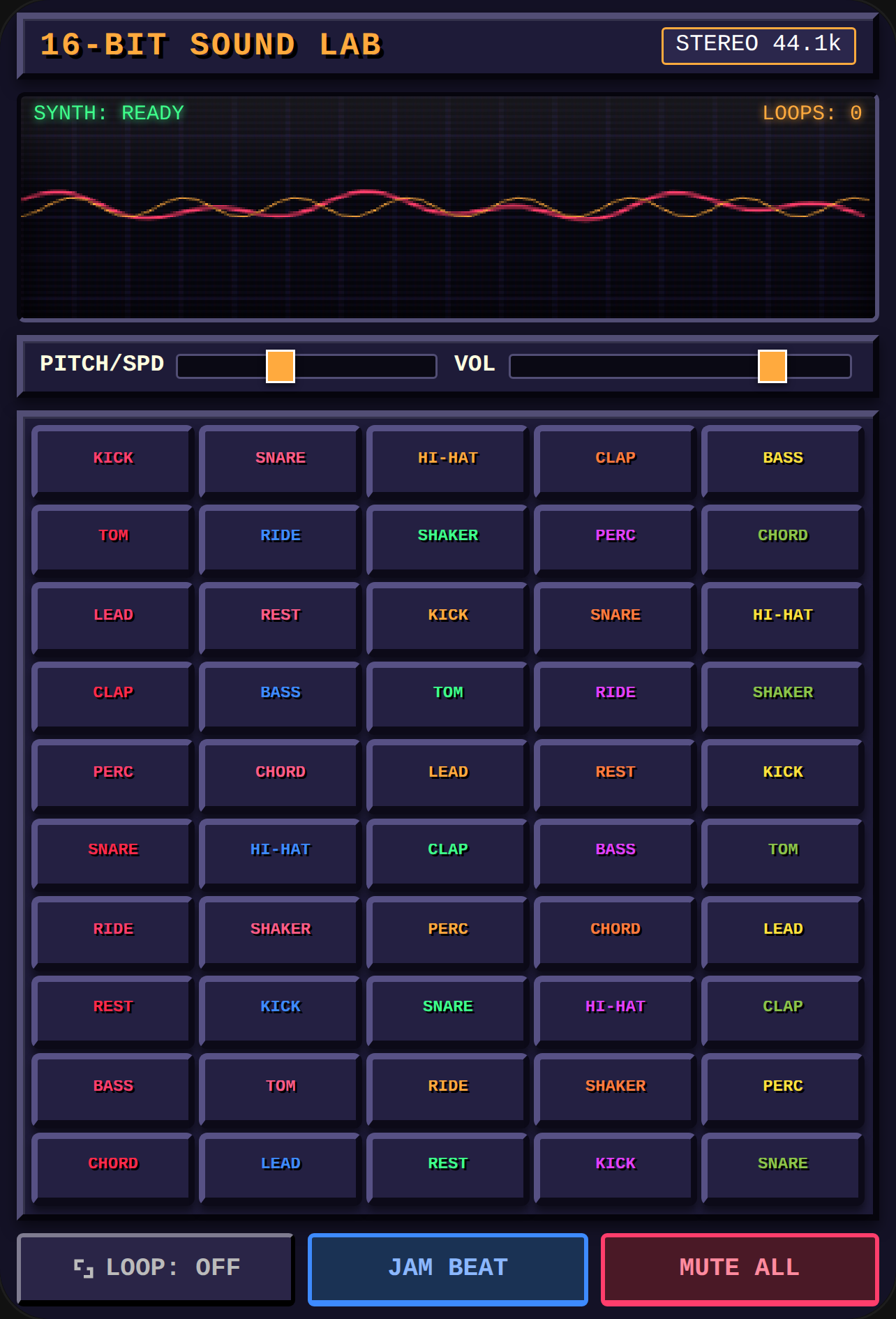 16-BIT SOUND TEST SYSTEM cover