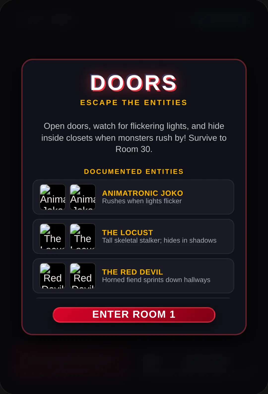 Horror Escape cover