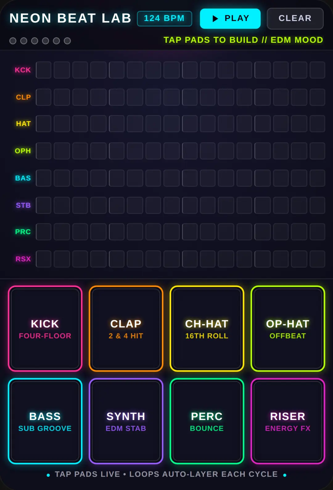NEON BEAT LAB cover